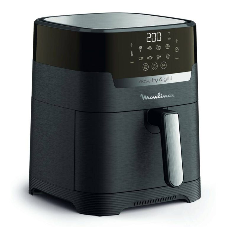 Grille de cuisson en fonte d'aluminium Moulinex Easy Fry & Grill