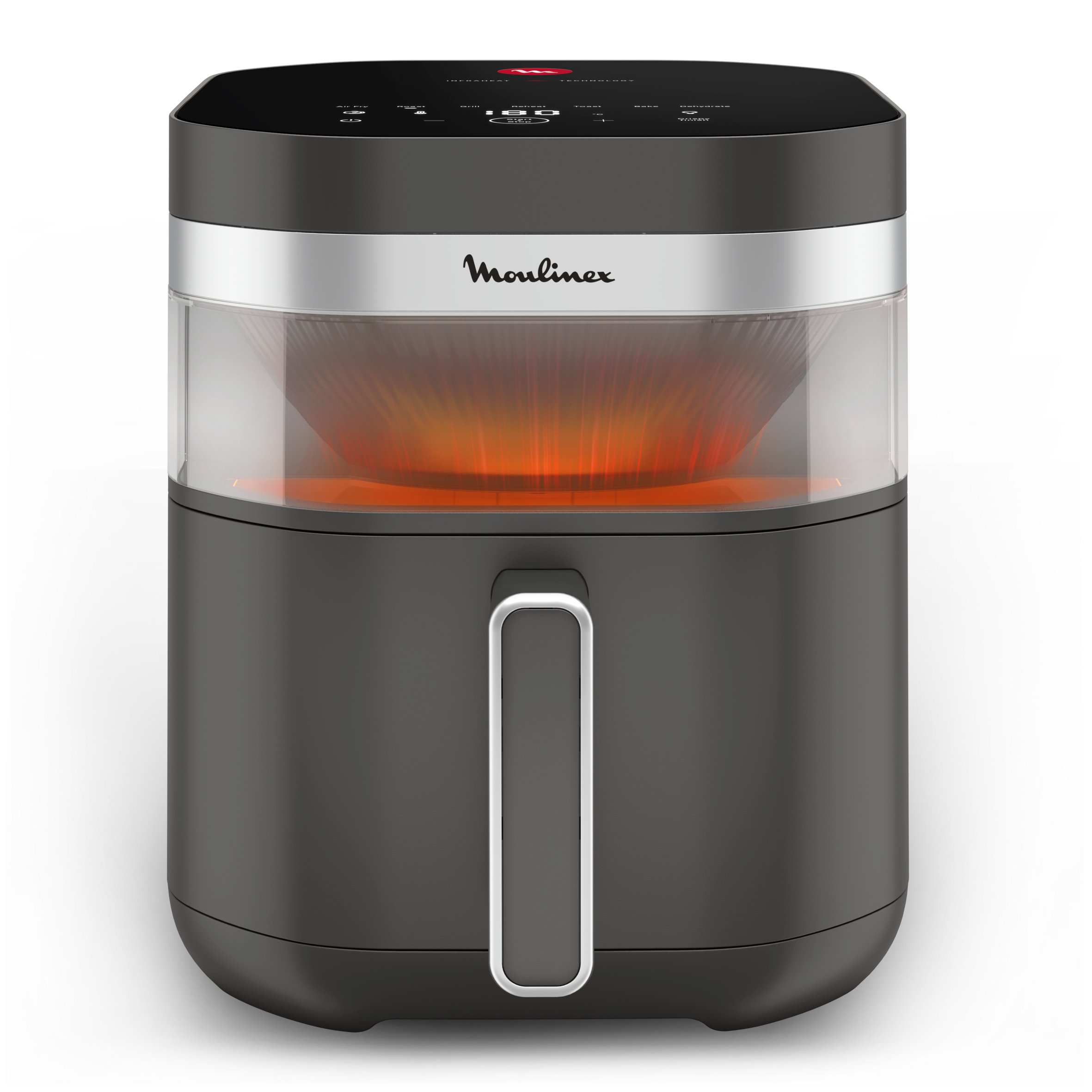 Moulinex Easy Fry Infrared 7L avec hublot et technologie infrarouge face au Philips Premium Airfryer XXL