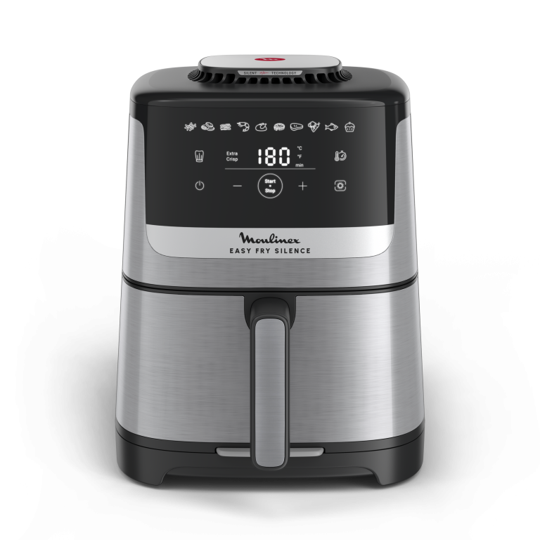 Moulinex Easy Fry Silence 5L airfryer silencieux inox